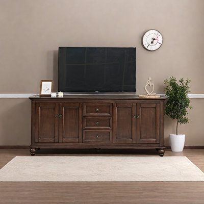 Grand meuble télé de rangement de style américain