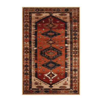 Machine Washable Turkish Brown Area Rug
