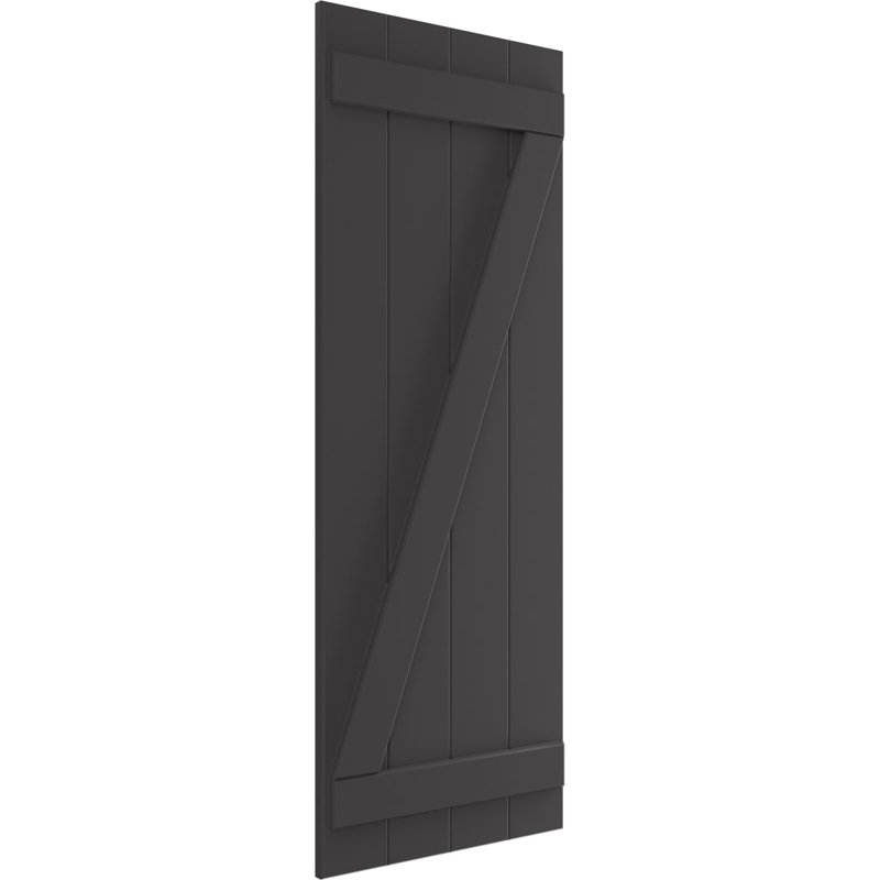 Volets à panneau plat, 21.5", Montagne ombrageuse, 39"