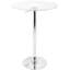 Table de bar contemporaine transparente Clear