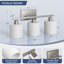 Luminaires de salle de bain, luminaires pour salle de bain au-dessus d'un miroir, lumières de meuble-lavabo classiques d'intérieur, luminaire de meuble-lavabo moderne avec abat-jour en verre blanc texturé, or brossé, 3 lumières-2101971692