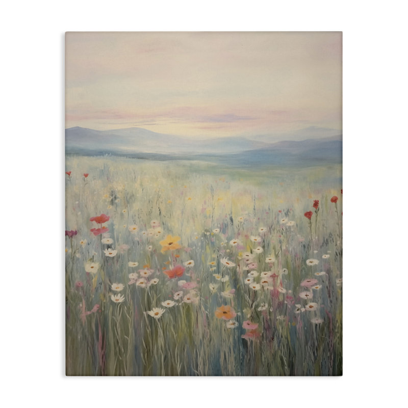  «Pastel Spring Floral Meadow» par Arlington Prints, H 40 po x l 30 po