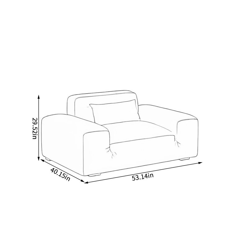 Canapé minimaliste rétro en ligne