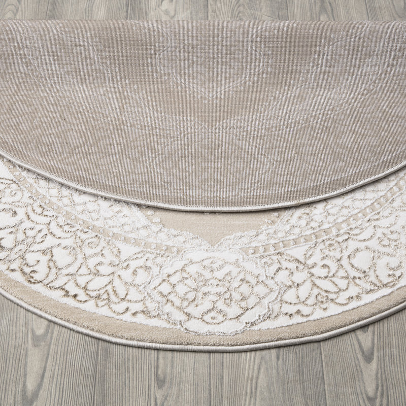 Bensinger Abstract Indoor / Outdoor Area Rug, Round 120cm
