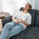 79.5" Wide Reversible Modular Sofa & Chaise with Ottoman