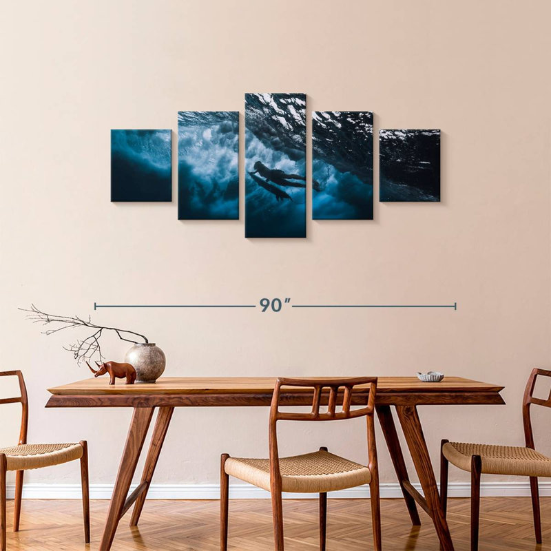 Surfer Dive, 36" H x 80" W