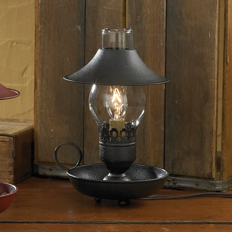 Lampe de table en chiffon, Noir
