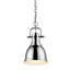 Luminaire suspendu unique à 1 lumière Alethia sans accents de matériau secondaire ou d'accent-482482419-482482422