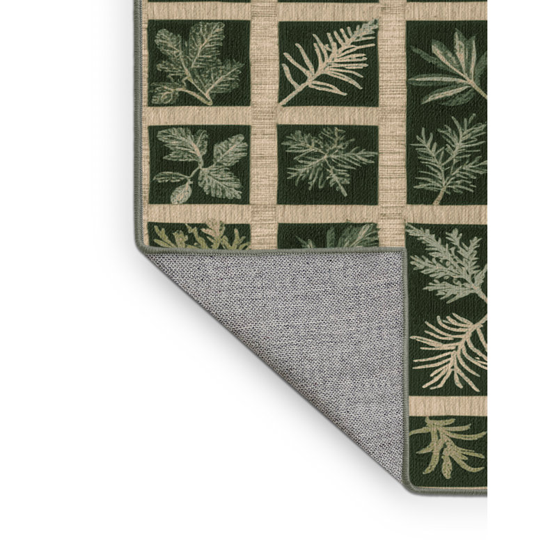 Tapis vert lavable à la machine, Rectangle 2 pi x 3 pi