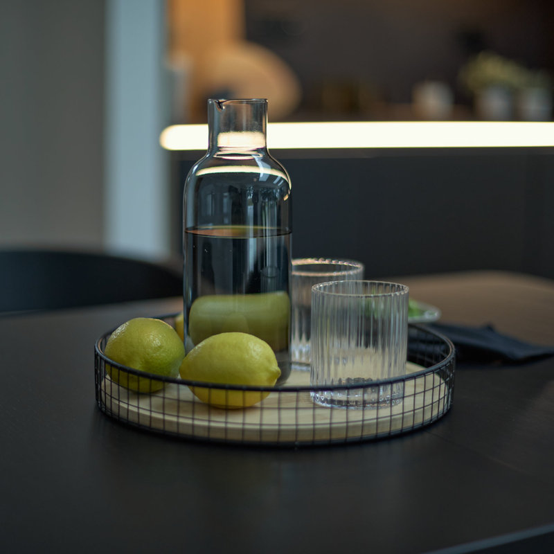 Extendable Solid Wood Base Dining Table
