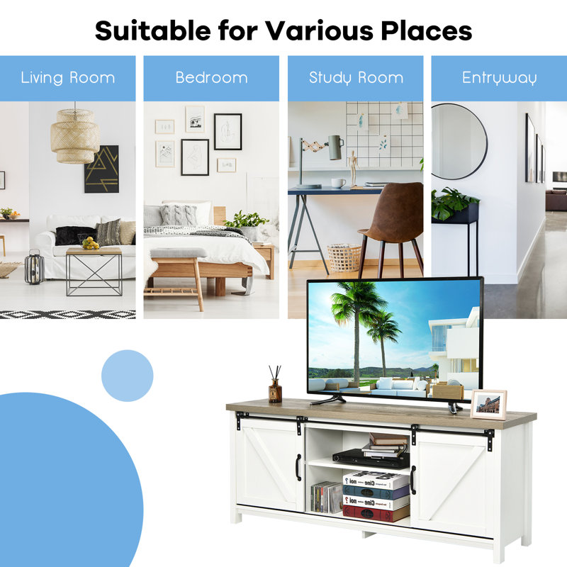 Boxton Unfinished TV Stand for TVs up to 60"