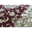 Wool Oriental Area Rug in Wine/Ivory