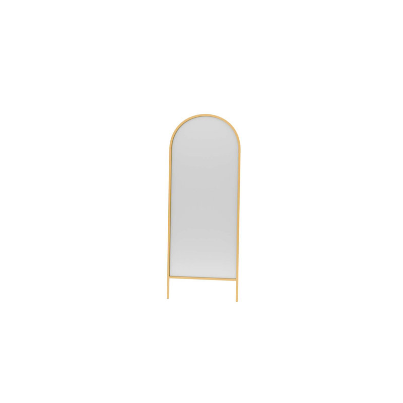 Modern Cheval Mirror, Gold Finish, 27.6 x 70.9 inches | 100% Metal Frame, Wall-Mountable Design | Elegant and Functional Full-Length Mirror for Bedroom, Dressing Room & Entryway, Stylish Home Décor