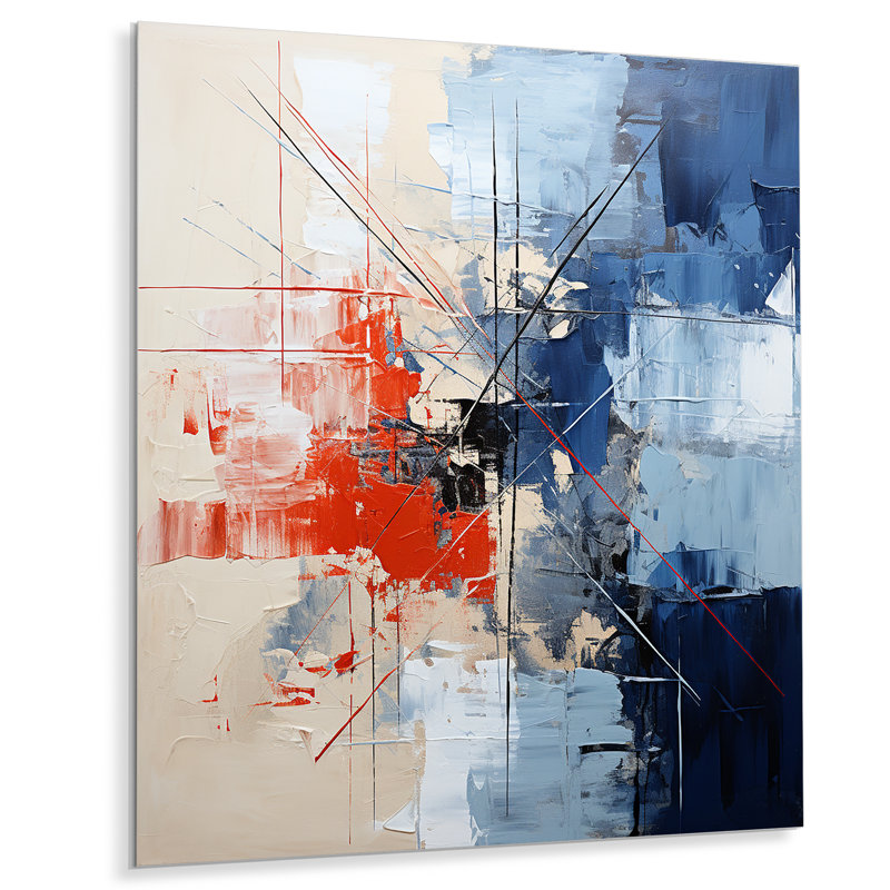 «Cobalt Connections Power Lines» sur, H 20 po x l 12 po x P 1 po