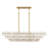 Wright 5-Light Brushed Gold Island Light