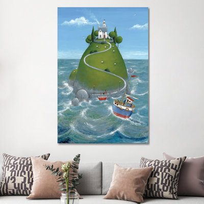 The Island by Peter Adderley - Wrapped Canvas Gallery-Wrapped Canvas Giclée