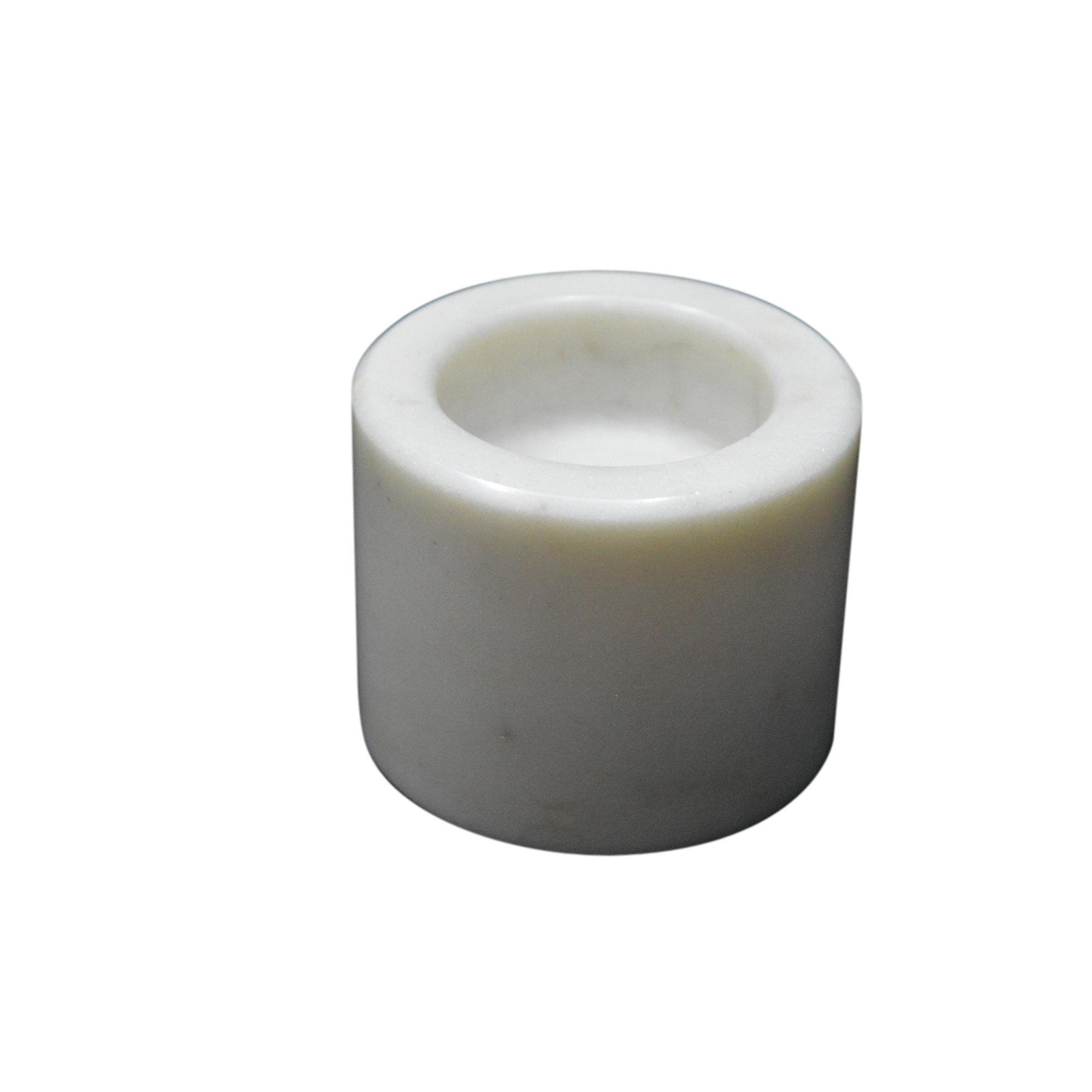 Matheson Marble Cylinder Votive Holder, White