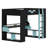 Modern Loft Bed with Integrated Power Hub, Multi-Port Charging, and Customizable Ambient Lighting-378878209