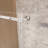 Frameless Single Sliding Shower Door , 1/4 "(6 Mm) Clear Tempered Glass, Explosion Proof Film, Stainless Steel Handle Square Tube Track-117492588