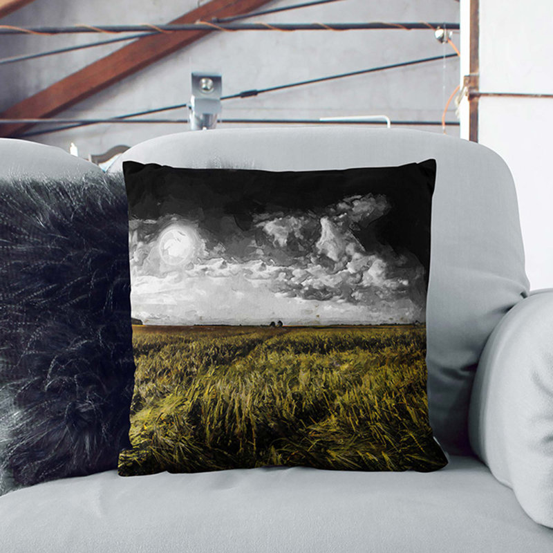 Square Throw Cushion, 55cm H x 55cm W x 20cm D