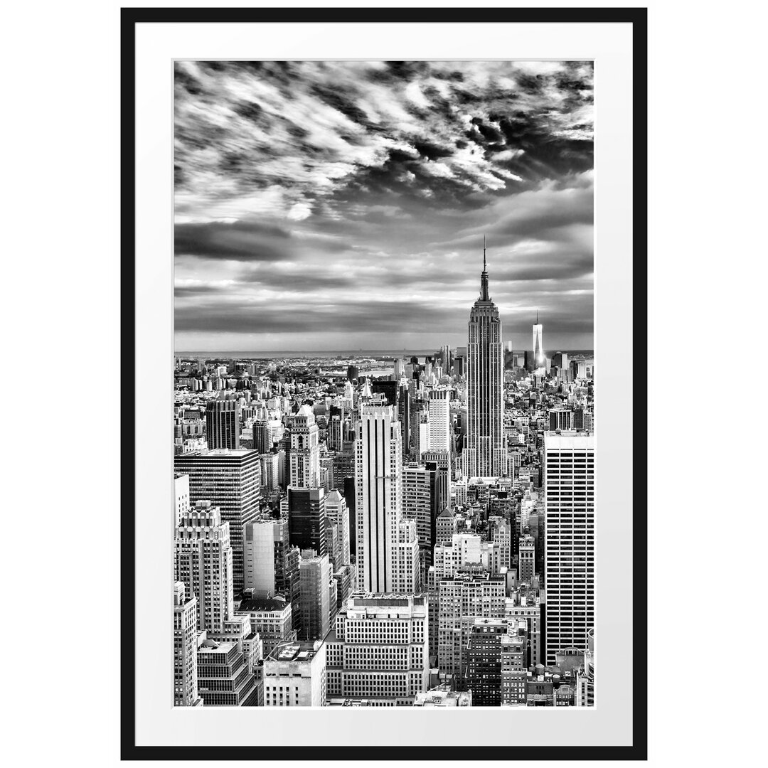 Gerahmtes Poster Skyline New York