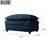 35.43" Upholstered Chenille Ottoman-629409759