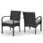 7-Piece Modern Rustic Industrial Acacia Wood And Metal Patio Dining Set With Cushioned PE Wicker Chairs-124392564