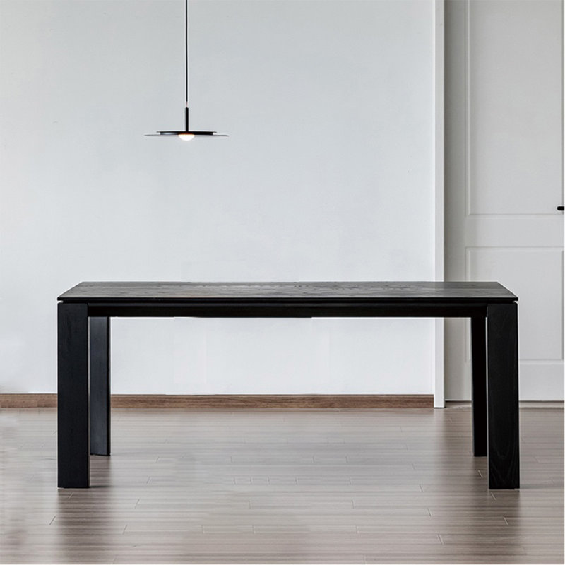 Solid wood stable dining table, 29.52"H x 82.67"L x 33.46"W