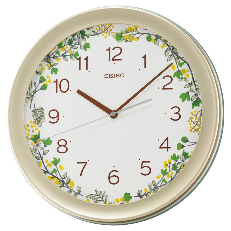 Horloge murale QXA777, Vert