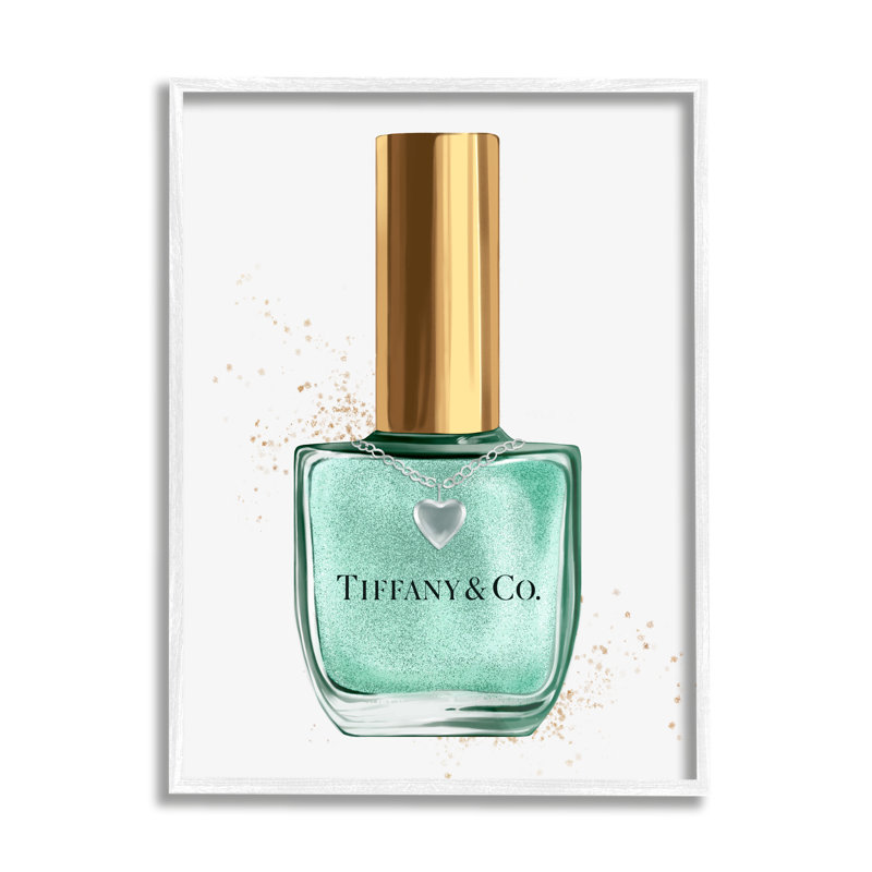 «Mak déguisement de vernis à ongles cyan», impression, H 15 po x l 10 po x P 1,5 po, Plaque murale