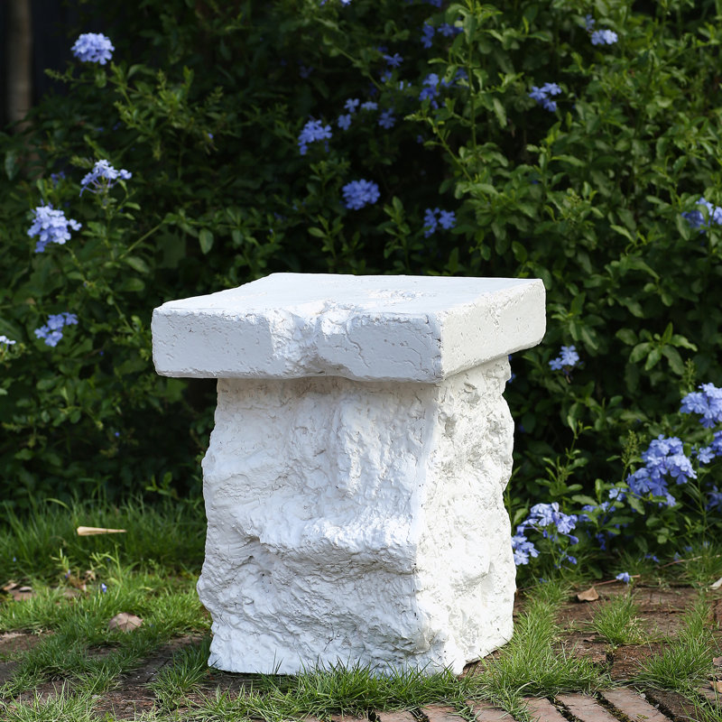 Table d'appoint d'extérieur Modern Artistry MGO, blanc