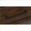 Table de chevet transitionnelle 3 tiroirs brun
