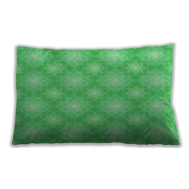 Coussin à motifs 3935, Synthétique, Vert