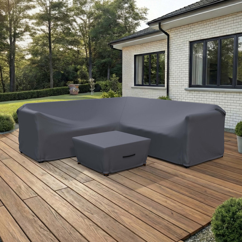 Trishul Acacia Outdoor Conversation Sets Group Seating Patio Furniture Covers