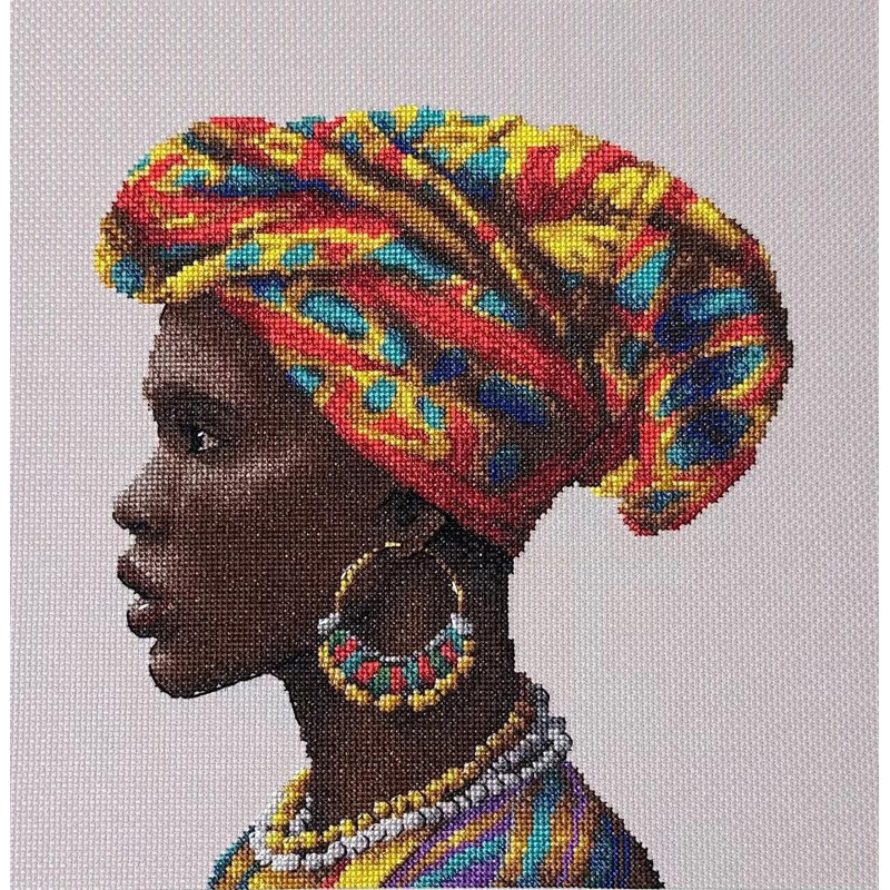  Kit de point de croix compté, Femmes étonnantes. Afrique - T2164