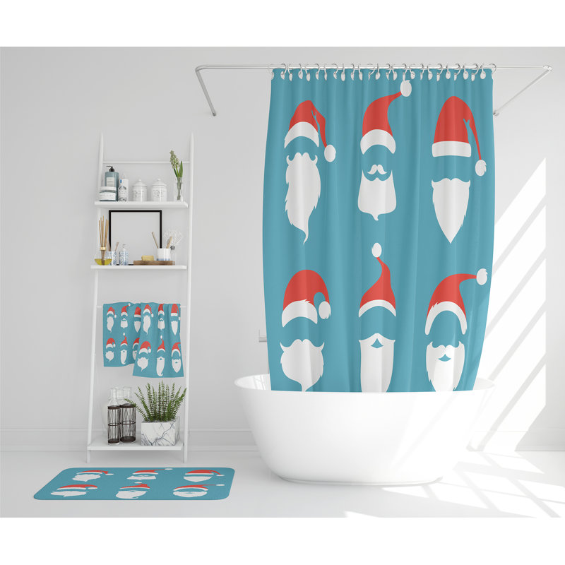 Prentice Polyester Shower Curtain Set