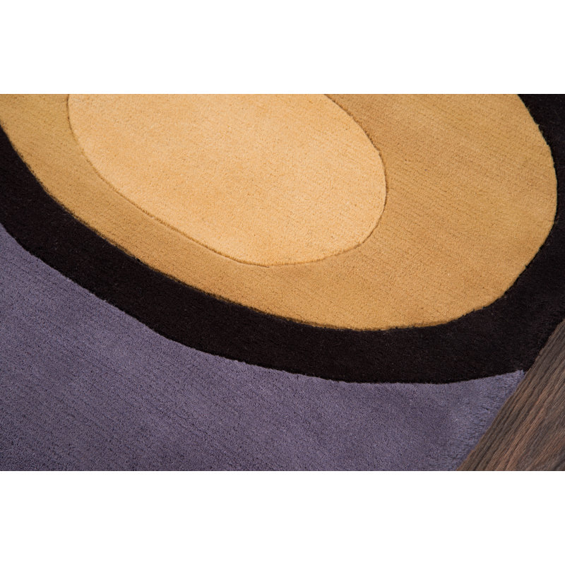 Wool Abstract Indoor Rug, Rectangle 9'6" x 13'6"