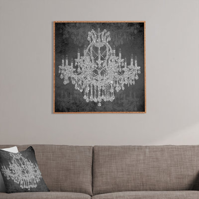 « lustre i », impression encadrée
