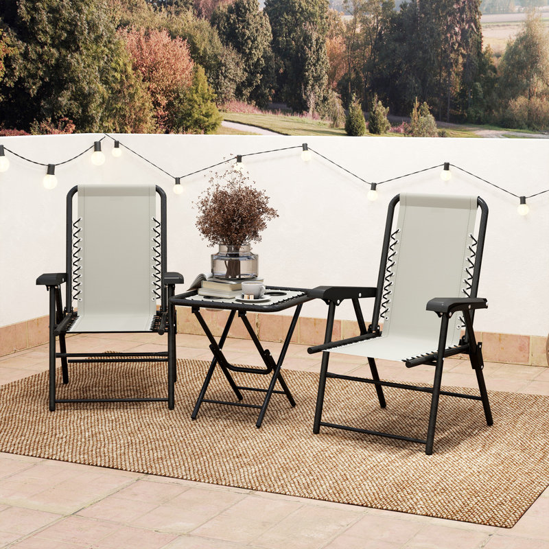 2 - Person Patio Dining Set with Square Table