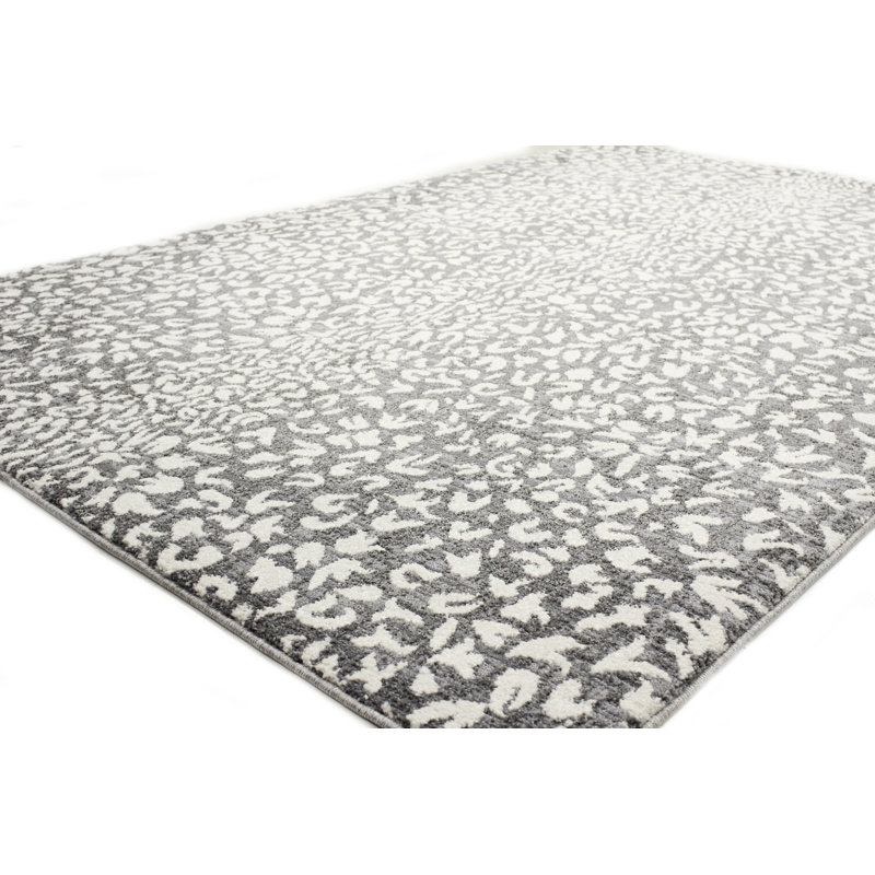 Tapis gris, Rectangle 8 pi 6 po x 11 pi 6 po