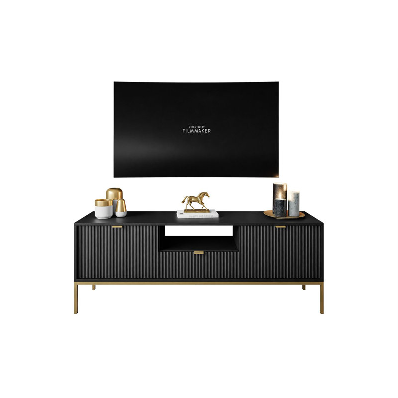 TV-Cabinet Leena 154 cm, Black