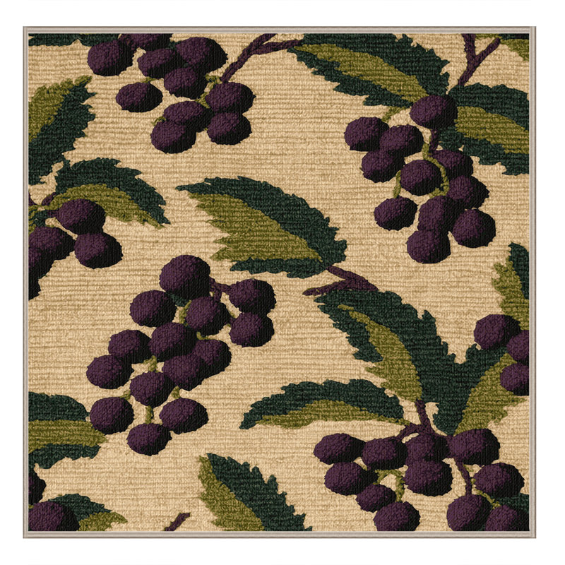  Tapis lavable Camu Camu, Carré 5 pi