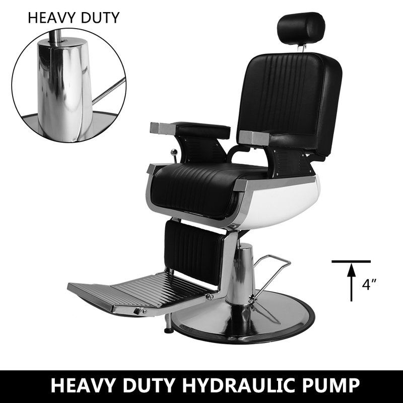 Faux Leather Massage Chair, Black Faux Leather