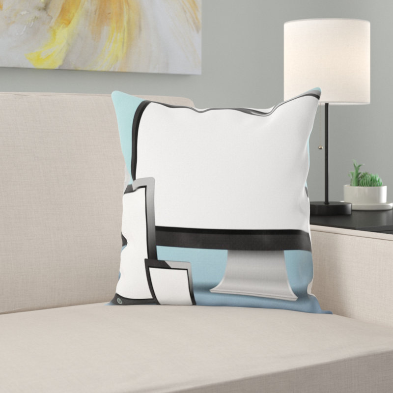 Microsuede Throw Pillow
