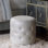 Vionnet Round Tufted Ottoman