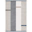 Tapis gris / ivoire / bleu marine en jute / sisal / polypropylène tissé à la machine Nagelly-135701688