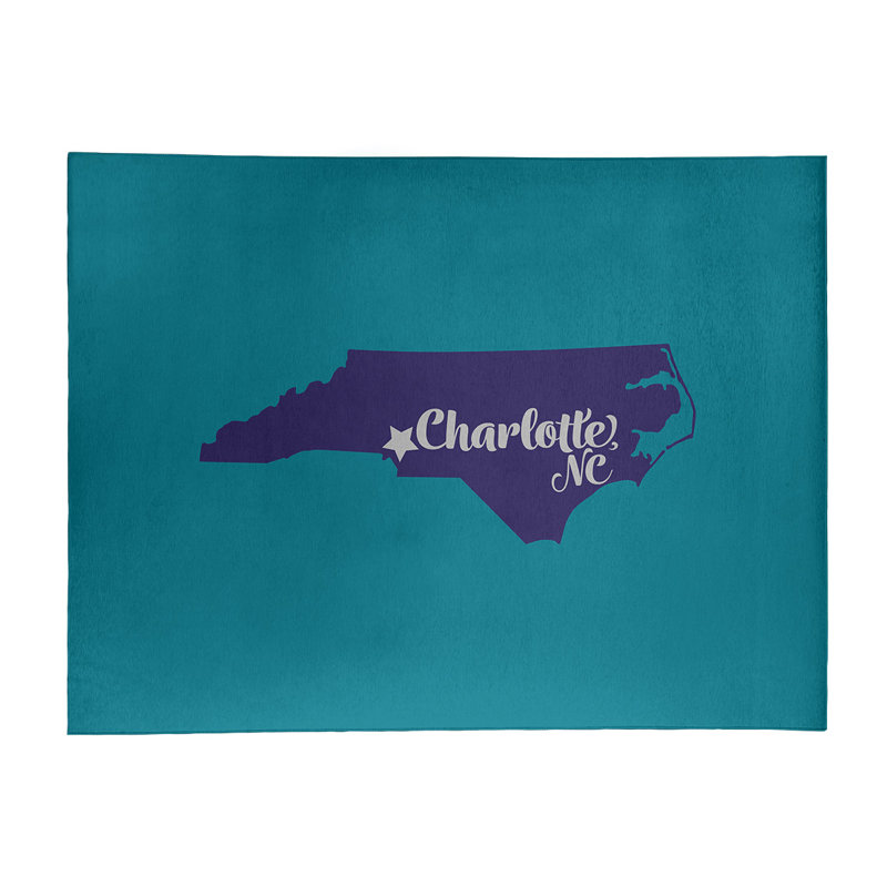 Tapis en poly-caroline des sports north caroline, Rectangle 8 pi x 10 pi