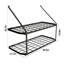 Metal Rectangle Wall Mounted Pot Rack