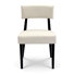 Upholstered Solid Wood Dining Chair Side Chair