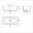 67 Inch Freestanding Solid Surface Soaking Bathtub For Bathroom